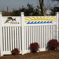Entry Fence with Artwork