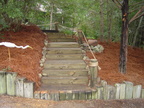 6x6 Wood Garden Steps