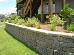 Wall with Planter Bed